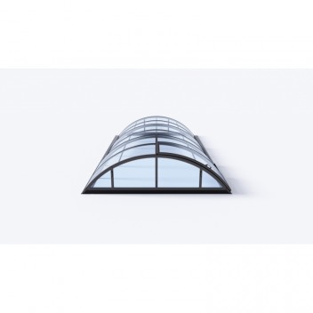 Arc roof structure Models Klasik and Clear for swimming pools